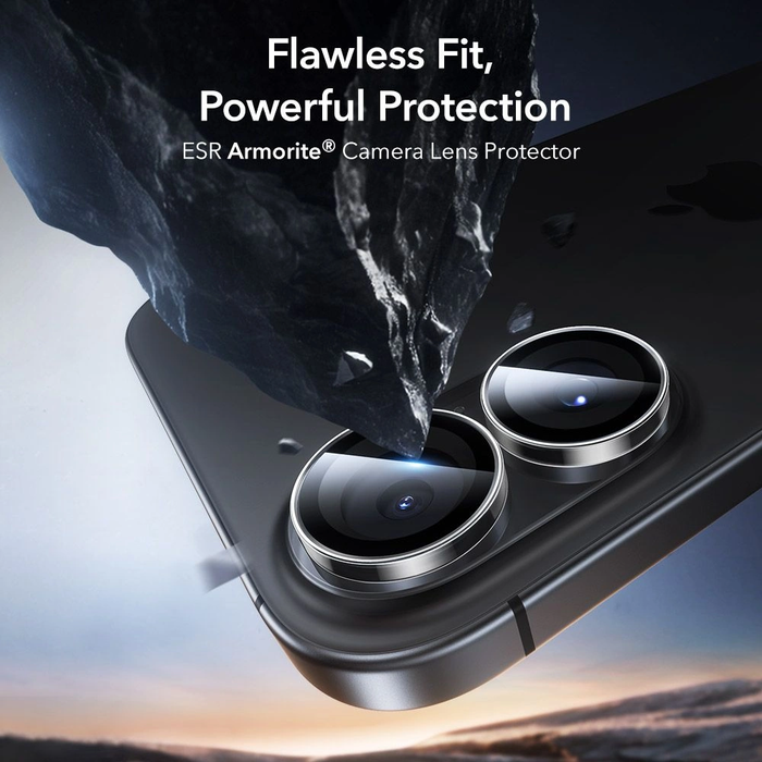 ESR Armorite Camera Protector for Apple iPhone 16 / 16 Plus / 17 Clear