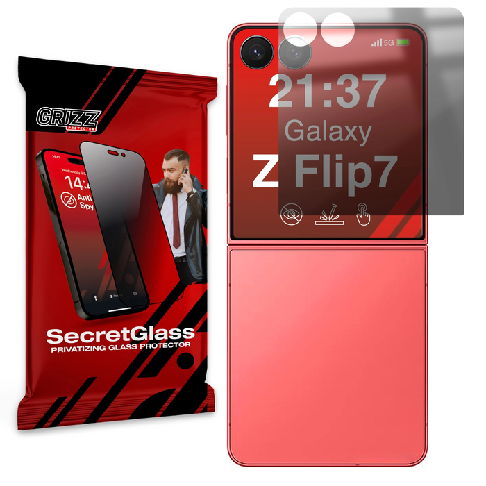 GrizzGlass SecretGlass Samsung Galaxy Z Flip7