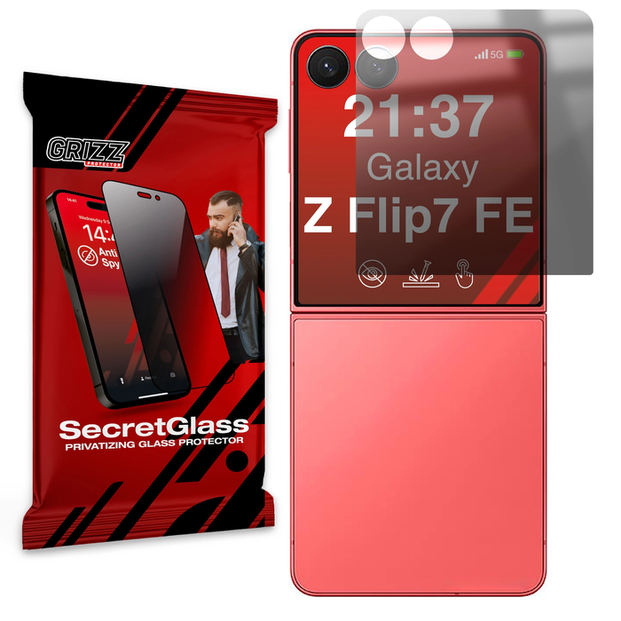 GrizzGlass SecretGlass Samsung Galaxy Z Flip7 FE