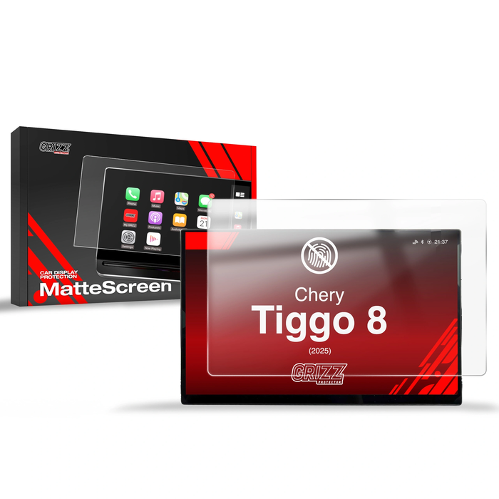 Matte GrizzGlass CarDisplay Protection Chery Tiggo 8 15,6" (2025-2026)