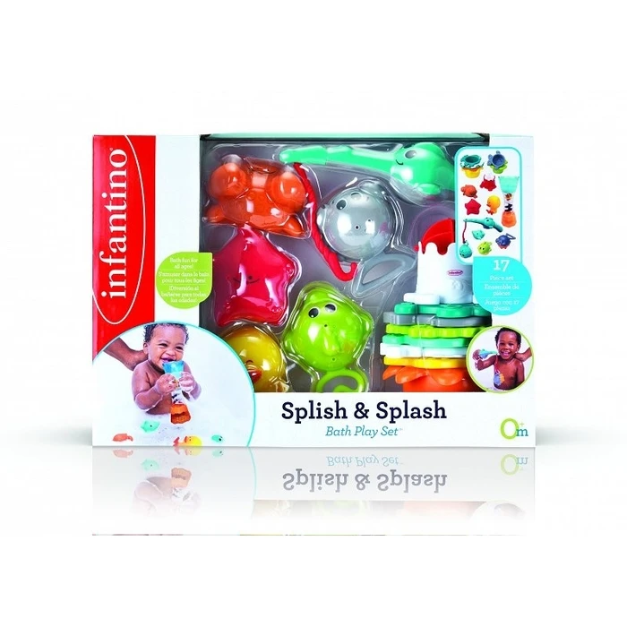 Βρεφικό Παιχνίδι Μπάνιου B-Kids Infantino Splish & Splash Set