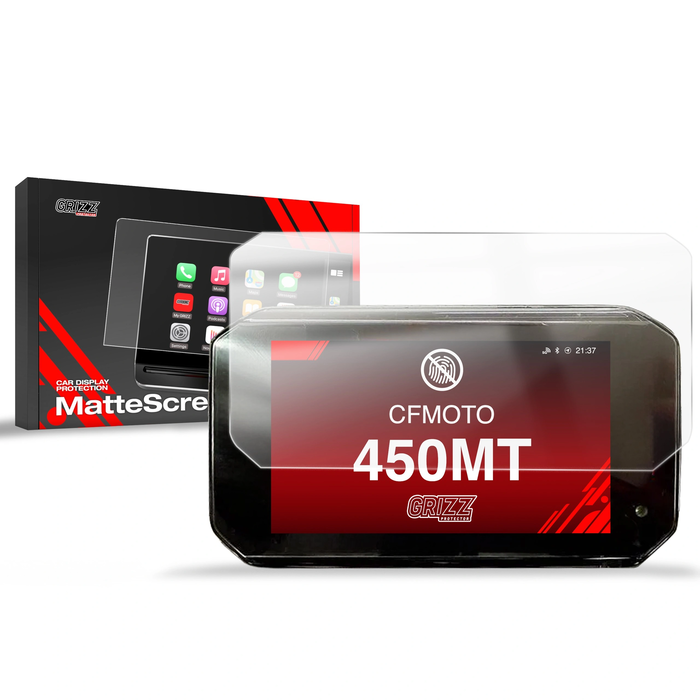 Matte GrizzGlass CarDisplay Protection CFMOTO 450MT 5"
