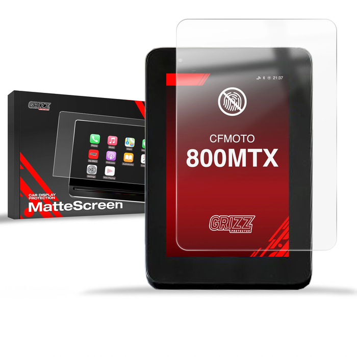 Matte GrizzGlass CarDisplay Protection CFMOTO 800MTX 7"