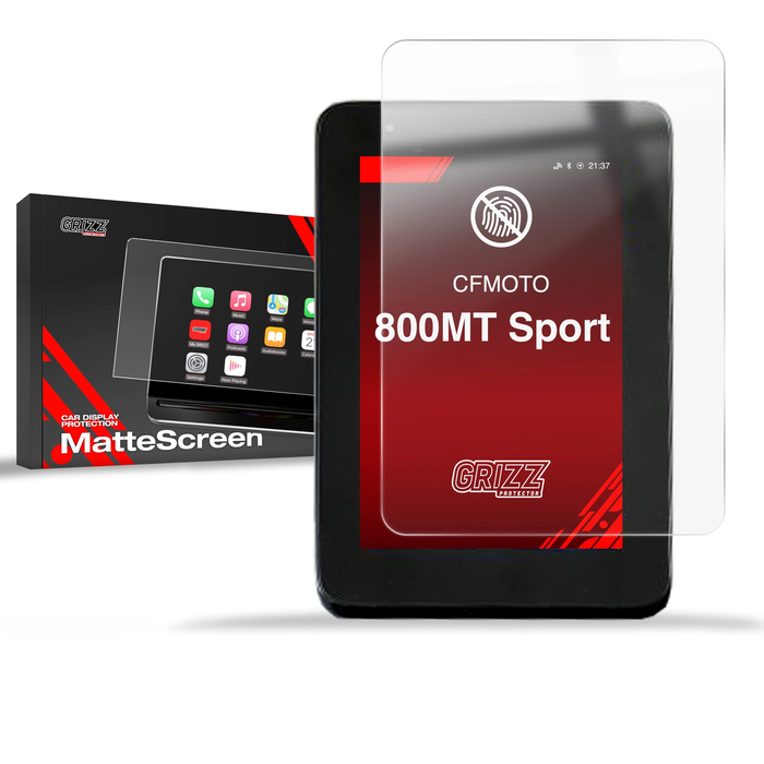 Matte GrizzGlass CarDisplay Protection CFMOTO 800MT SPORT 7"