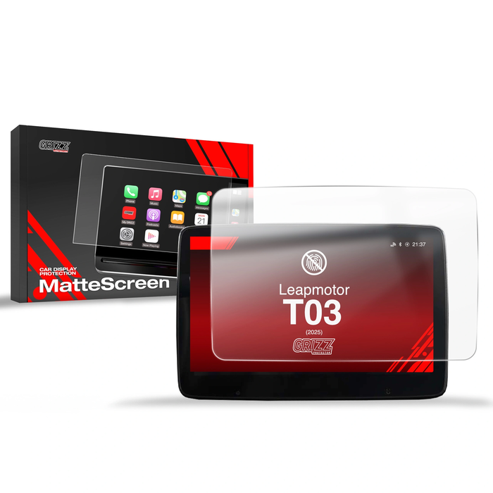 Matte GrizzGlass CarDisplay Protection Leapmotor T03 10,1" (2025-2026)