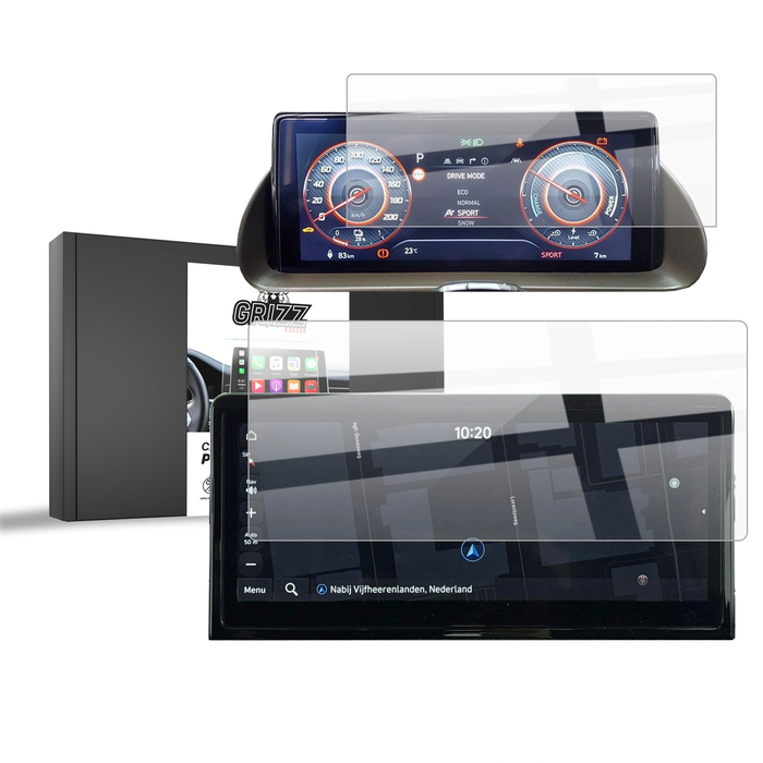 Ceramic GrizzGlass CarDisplay Protection Hyundai Inster 10,25" (2025-2026) [2in1]