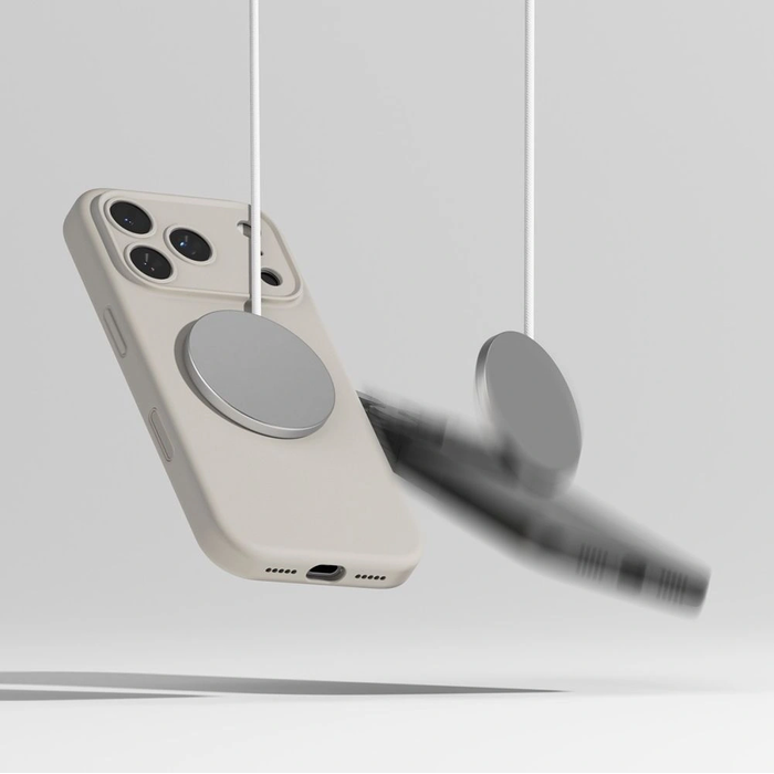 Ringke Silicone Magnetic MagSafe Apple iPhone 17 Pro Stone