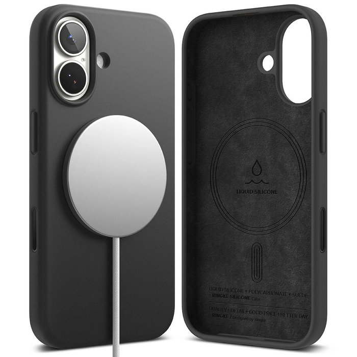 Ringke Silicone Magnetic MagSafe Apple iPhone 17 Black