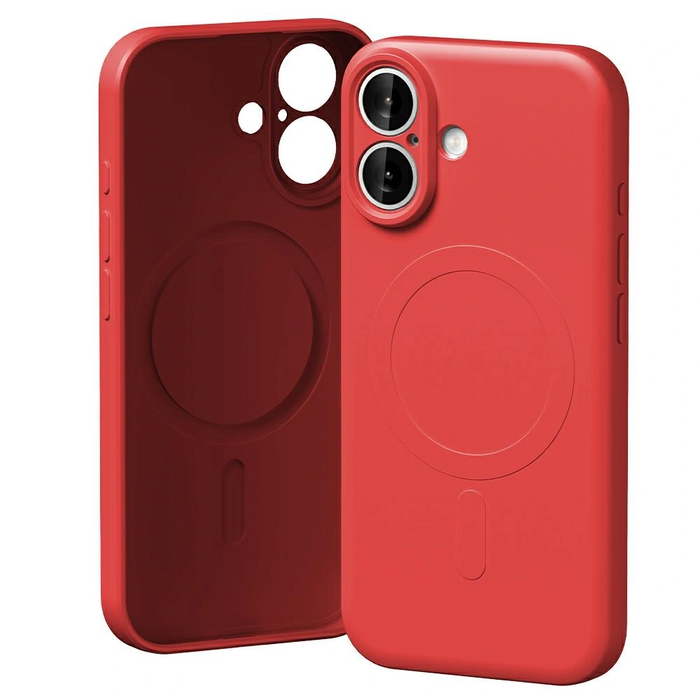 Mercury Semi-Silicone MagSafe Apple iPhone 17 red