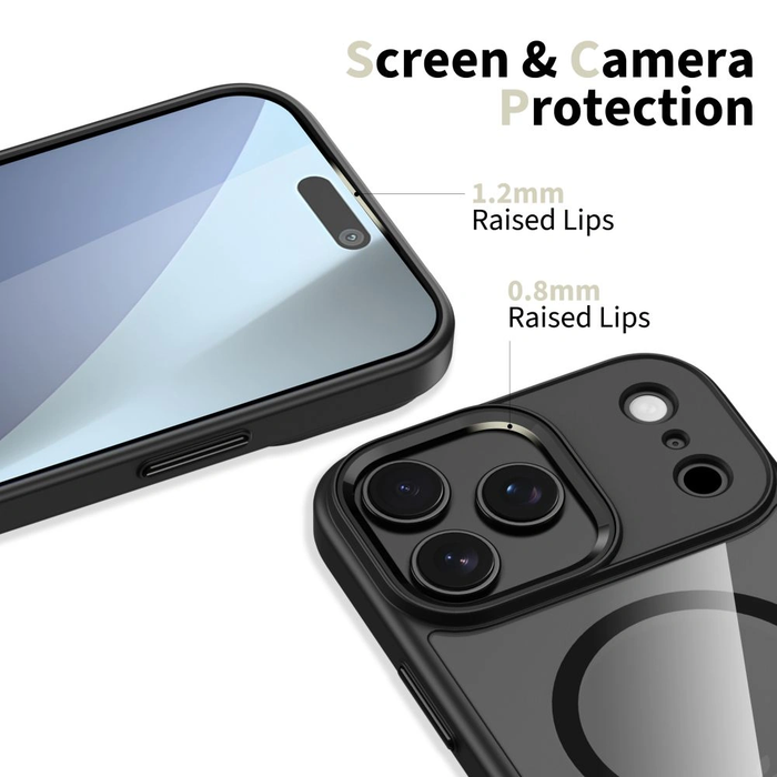 Tech-Protect Magmat MagSafe Apple iPhone 17 Pro Max Black/clear