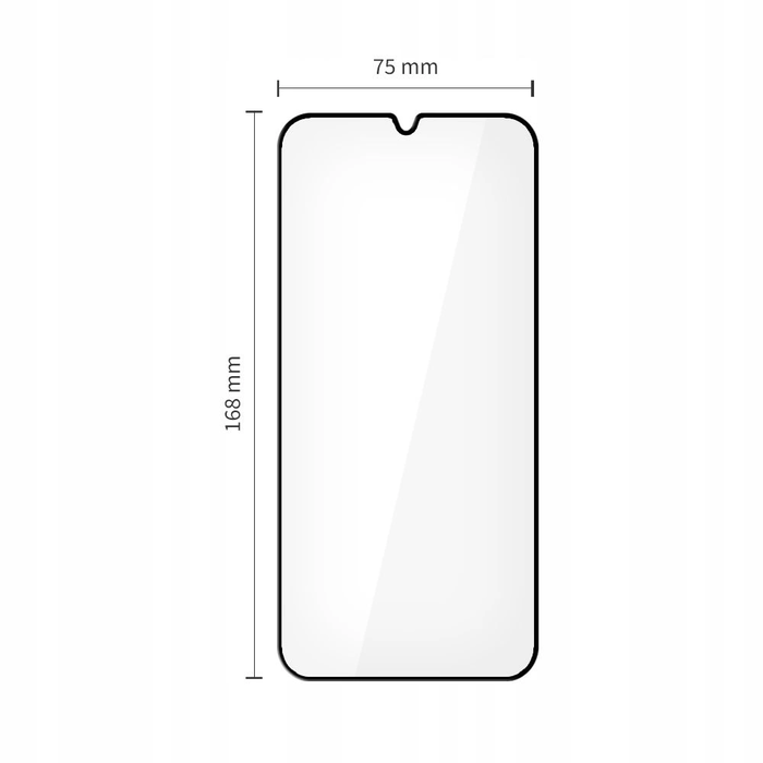 Tech-Protect Glass Fit+ Xiaomi Poco M7 Black [2 PACK]
