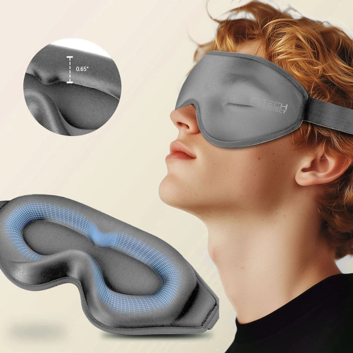 Tech-Protect Eyeshade Sleep Mask Grey