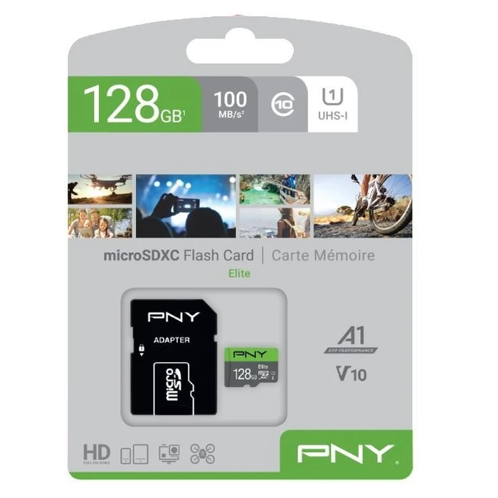 Κάρτα Μνήμης microSD PNY 128gb P-Sdu128v11100el-Ge