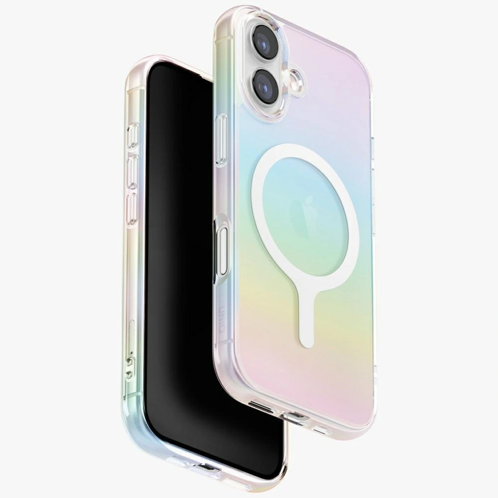 UNIQ Iridescia Apple iPhone 17 MagClick Charging holo quartz