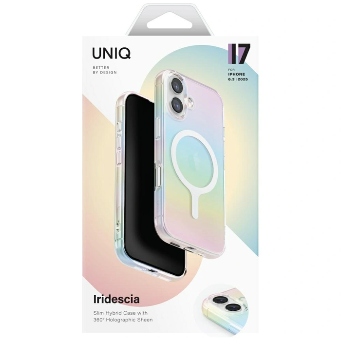 UNIQ Iridescia Apple iPhone 17 MagClick Charging holo quartz
