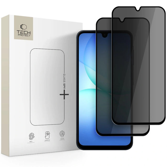 Tech-Protect Glass Spy+ Samsung Galaxy A16 / A17 / A18 / A26 4G / 5G Privacy [2 PACK]
