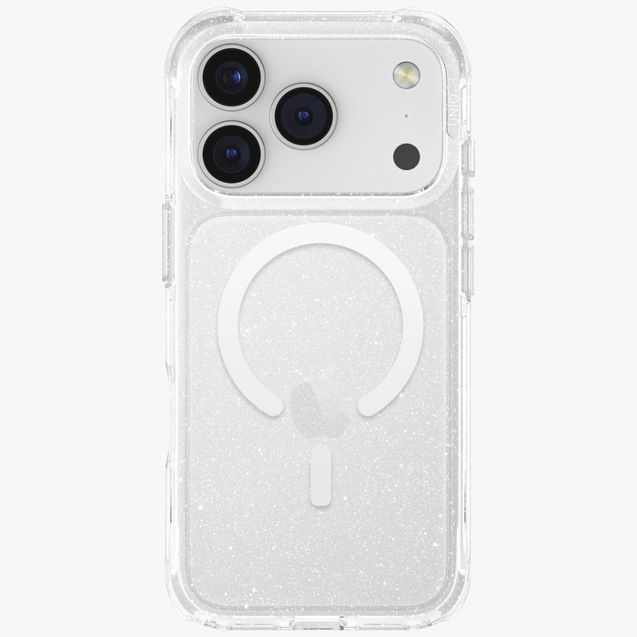 UNIQ LifePro Xtreme Apple iPhone 17 Pro MagClick Charging clear/glitter