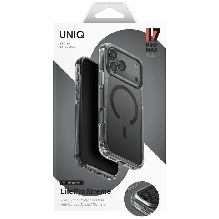 UNIQ LifePro Xtreme Apple iPhone 17 Pro Max MagClick Charging black