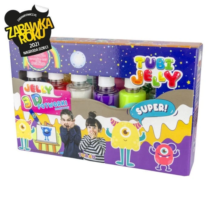 Παιδικές Χειροτεχνίες Tuban Tubi Jelly set 6 colors - Monsters
