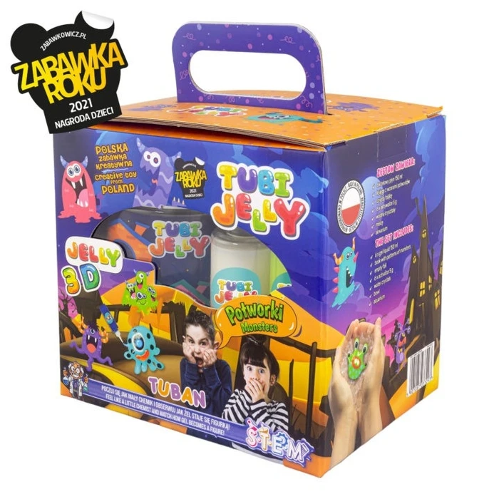 Παιδικές Χειροτεχνίες Tuban Tubi Jelly set 6 colors,small aquarium Monsters