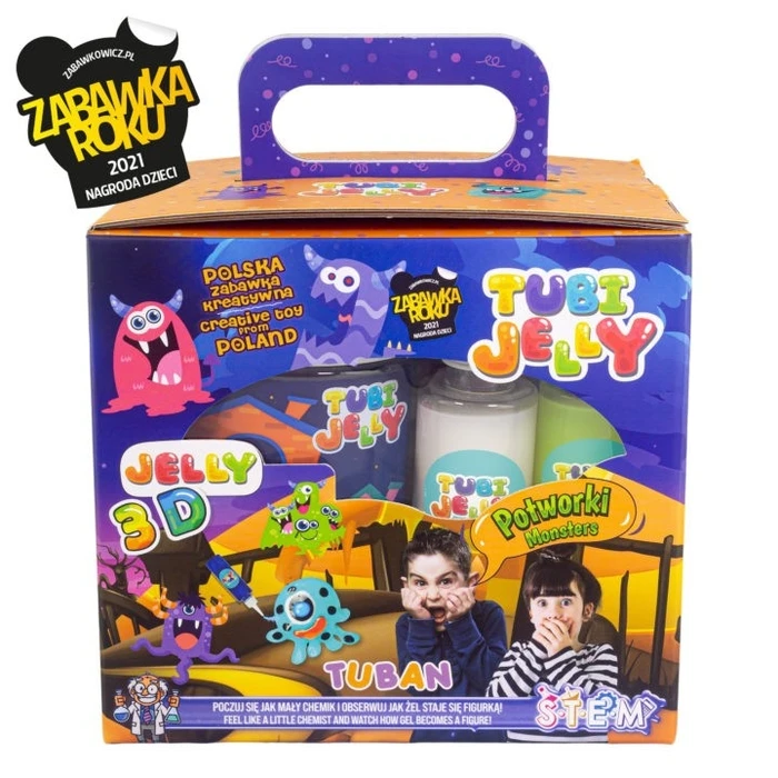 Παιδικές Χειροτεχνίες Tuban Tubi Jelly set 6 colors,small aquarium Monsters