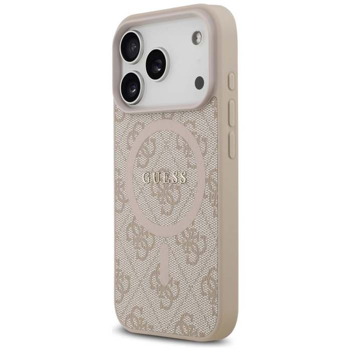 Guess 4G Ring Classic Logo MagSafe Apple iPhone 17 Pro pink