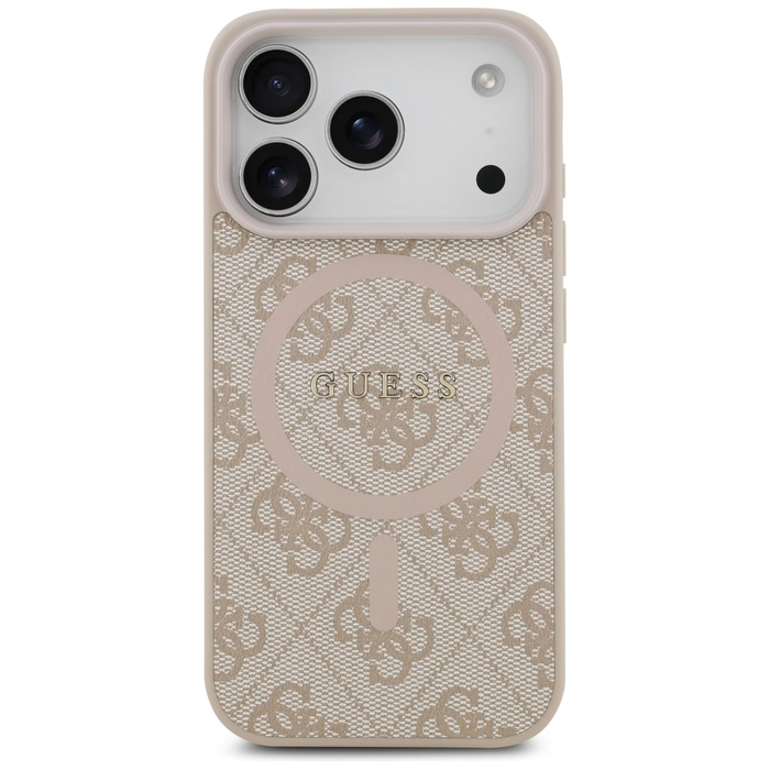 Guess 4G Ring Classic Logo MagSafe Apple iPhone 17 Pro pink