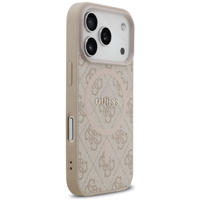 Guess 4G Ring Classic Logo MagSafe Apple iPhone 17 Pro pink