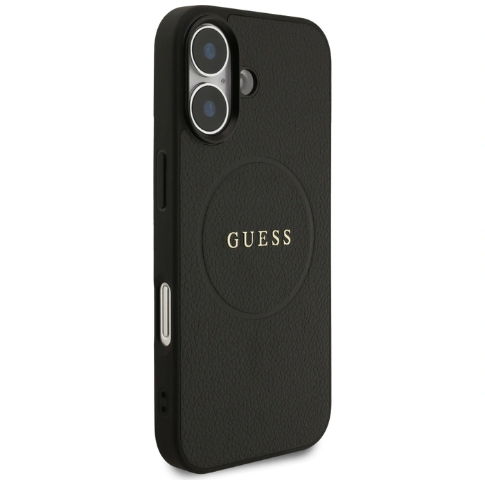 Guess Grained Ring MagSafe Apple iPhone 17 black