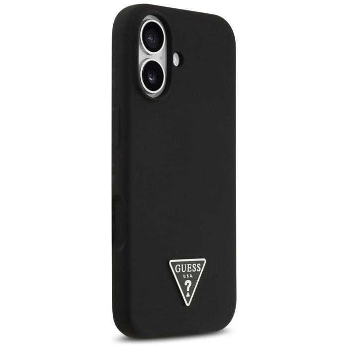 Guess Silicone Triangle Logo MagSafe Apple iPhone 17 black