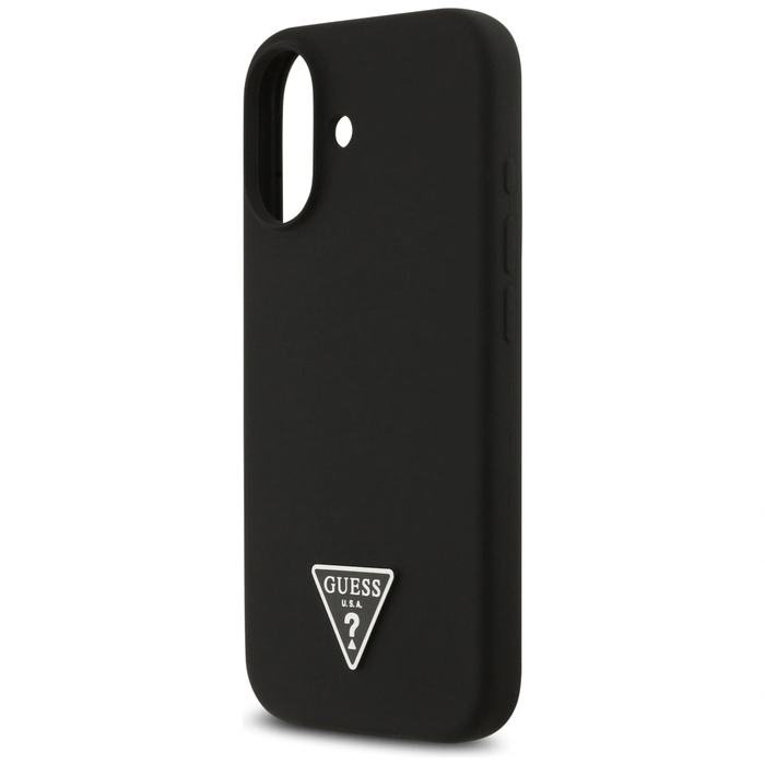 Guess Silicone Triangle Logo MagSafe Apple iPhone 17 black