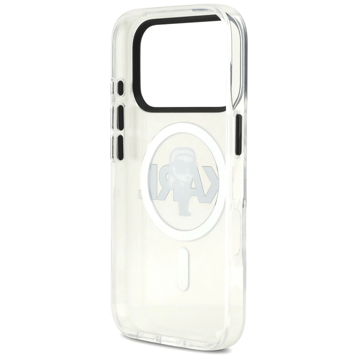 Karl Lagerfeld IML Karl Sketch Logo MagSafe Apple iPhone 17 Pro clear
