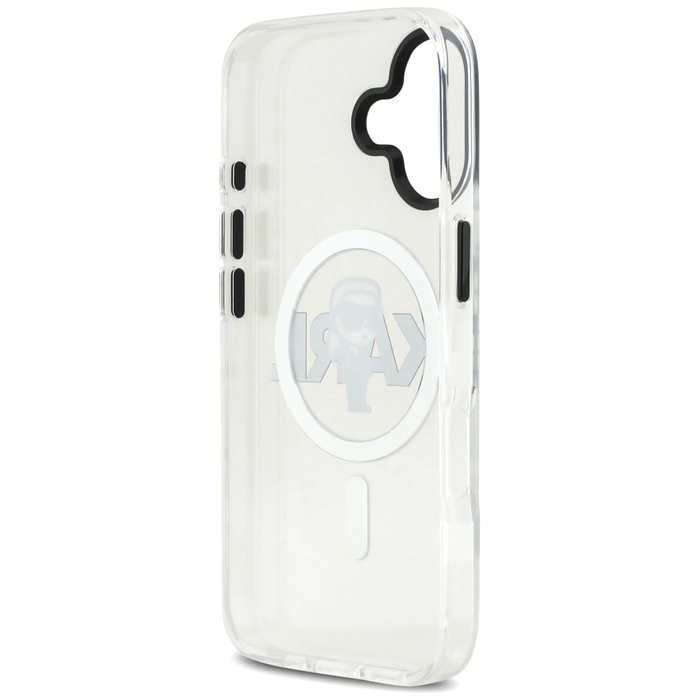 Karl Lagerfeld IML Karl Sketch Logo MagSafe Apple iPhone 17 clear