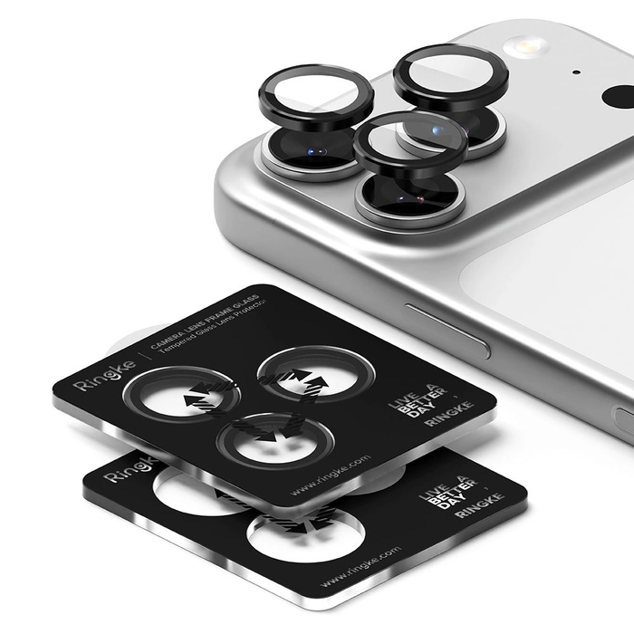 Ringke Camera Frame Protector Apple iPhone 17 Pro / 17 Pro Max Black [2 PACK]