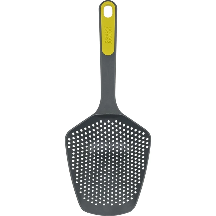 Joseph Joseph Shallow Slotted Silicone Kitchen Spoon Black 35cm Model 10160