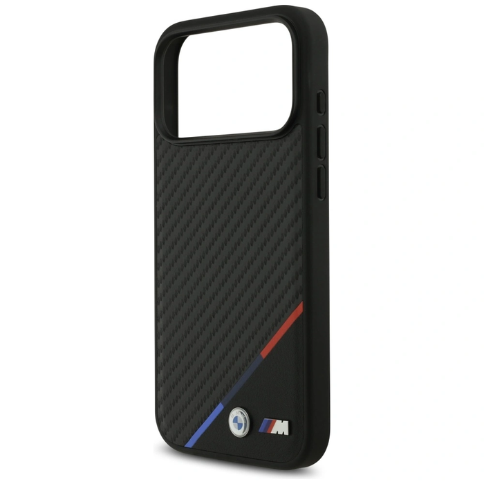 BMW M Carbon Tricolor Line MagSafe Apple iPhone 17 Pro Max black