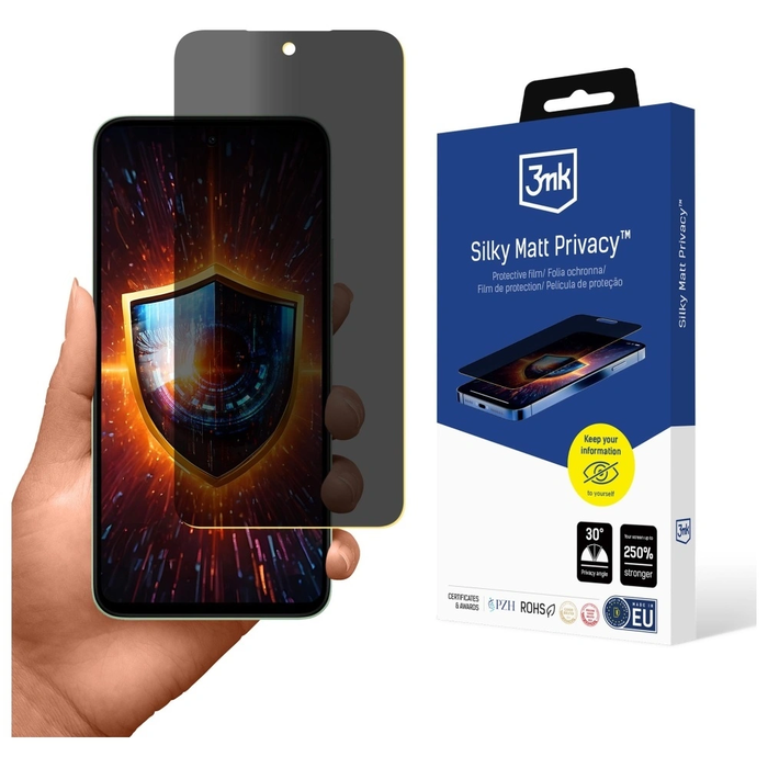 3MK HardGlass Max Privacy Xiaomi Redmi 15 4G / 15 5G