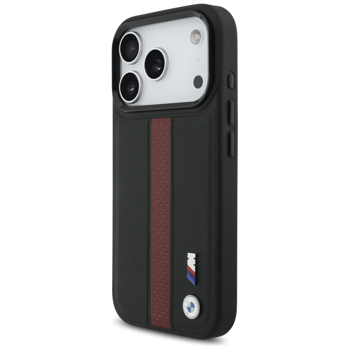BMW M Perforated Stripe Logo MagSafe Apple iPhone 17 Pro red