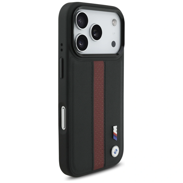 BMW M Perforated Stripe Logo MagSafe Apple iPhone 17 Pro red