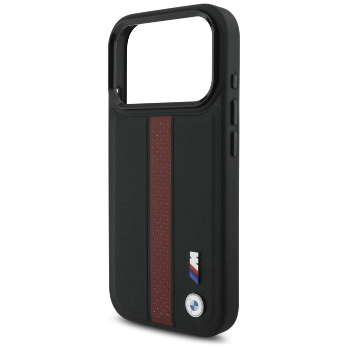 BMW M Perforated Stripe Logo MagSafe Apple iPhone 17 Pro red