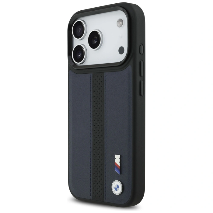 BMW M Perforated Stripe Logo MagSafe Apple iPhone 17 Pro navy blue