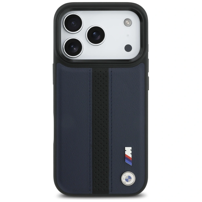 BMW M Perforated Stripe Logo MagSafe Apple iPhone 17 Pro navy blue