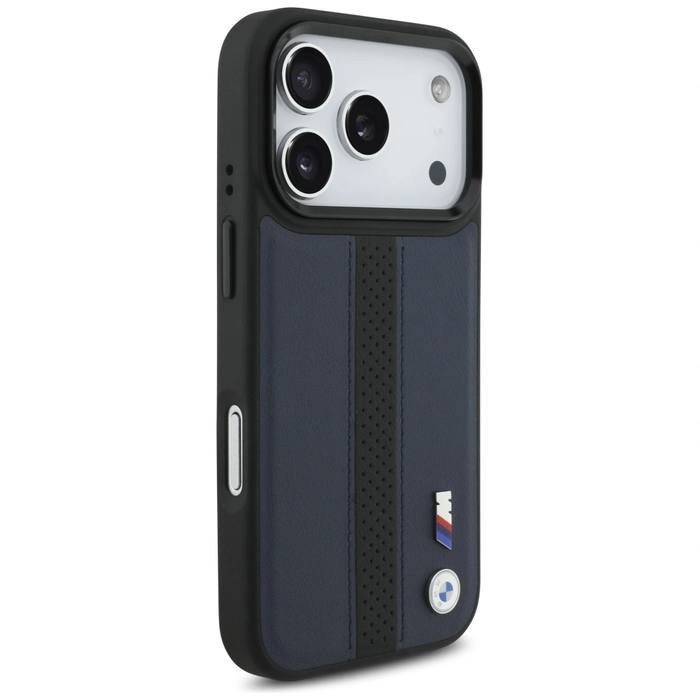 BMW M Perforated Stripe Logo MagSafe Apple iPhone 17 Pro navy blue