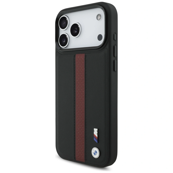 BMW M Perforated Stripe Logo MagSafe Apple iPhone 17 Pro Max red