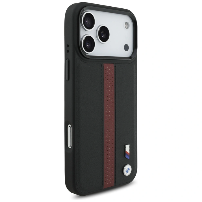 BMW M Perforated Stripe Logo MagSafe Apple iPhone 17 Pro Max red