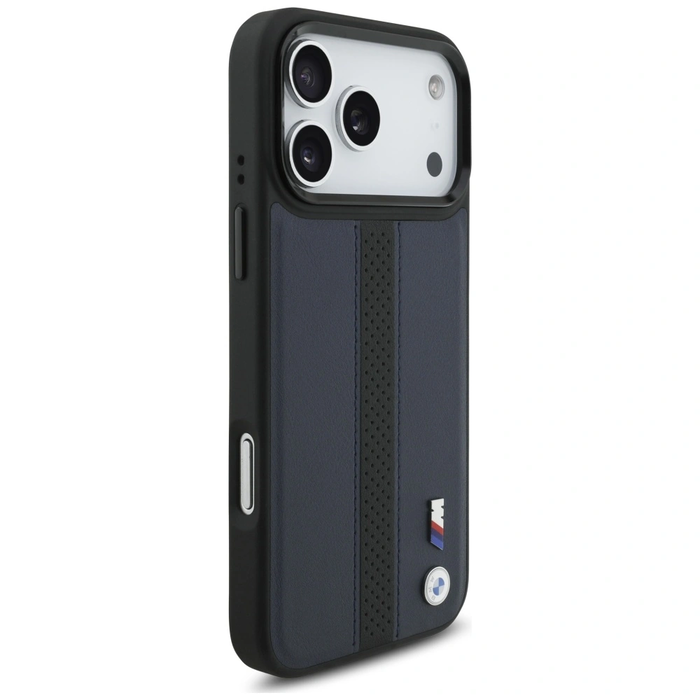 BMW M Perforated Stripe Logo MagSafe Apple iPhone 17 Pro Max navy blue