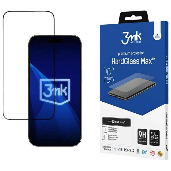 3MK HardGlass Max Apple iPhone Air black