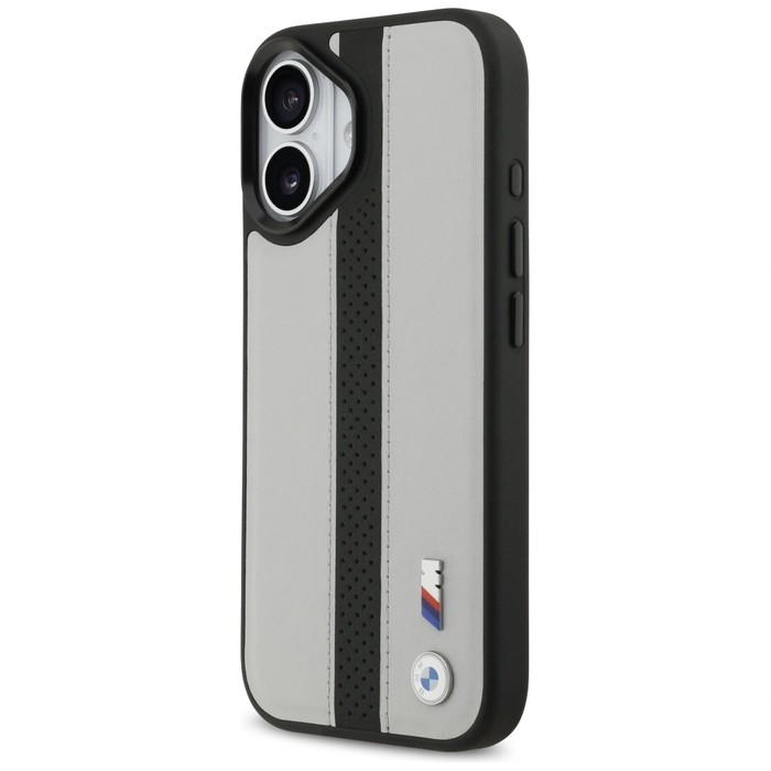 BMW M Perforated Stripe Logo MagSafe Apple iPhone 17 grey