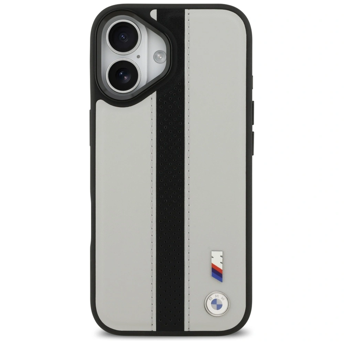 BMW M Perforated Stripe Logo MagSafe Apple iPhone 17 grey