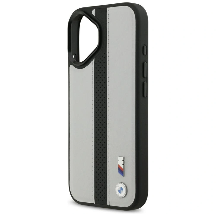 BMW M Perforated Stripe Logo MagSafe Apple iPhone 17 grey